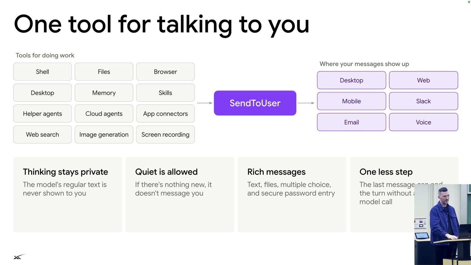 One tool for talking to you