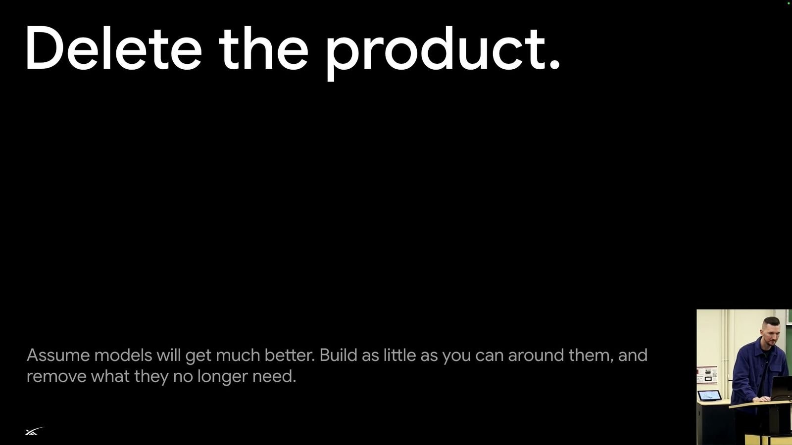Delete the product.